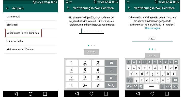 WhatsApp Zwei-Faktor-Authentifizierung - Bild: © news-mag.de
